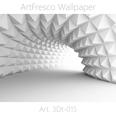 Title: Seamless 3D Photo Wallpaper: ArtFresco 3Dt-015 3D model image 1 