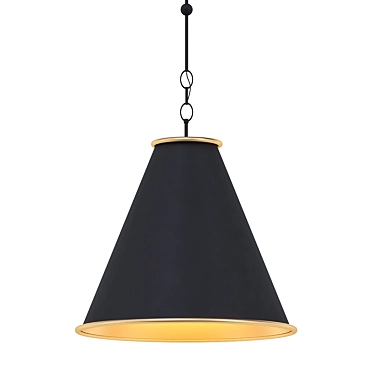 Elegant Pierrepont Pendant Light 3D model image 1 