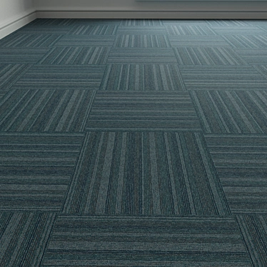 Forbo TesseraBarcode 308 Carpet Tiles 3D model image 1 