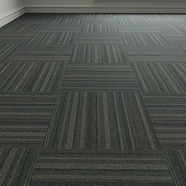 Forbo TesseraBarcode 317 Carpet Tiles 3D model image 1 