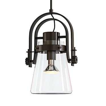 Modern Erlenmeyer Pendant Light 3D model image 1 