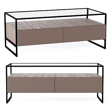 Sleek Kilby Coffee Table 3D model image 1 