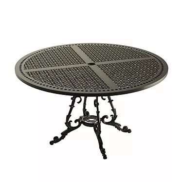 Azhur Round Dining Table 3D model image 1 