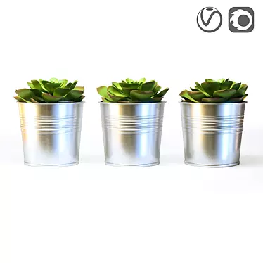 FEJKA FAKE Succulent Plant 3D model image 1 