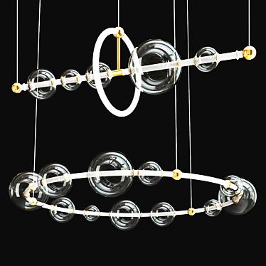 Sessa Metal Glass Set 3D model image 1 