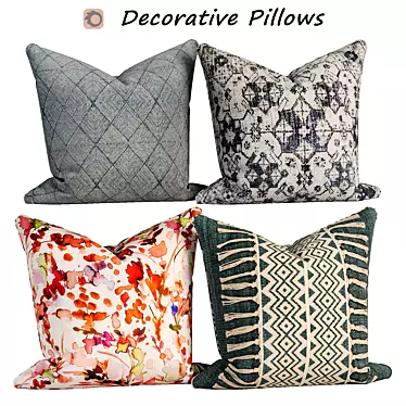 Luxury Pillow Set 620 3D model image 1 