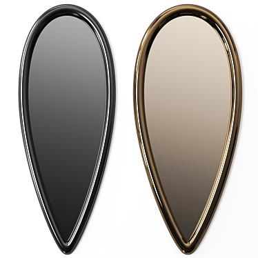 Sleek Antares Mirror: Modern Reflection by Riflessi 3D model image 1 