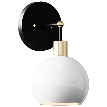 Bubble Sconce: Young House Love Wall Lamp 3D model image 1 
