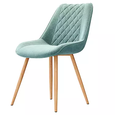 Yvetta Chair: Sleek and Stylish Seating Solution 3D model image 1 