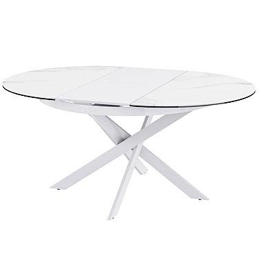 Diona Folding Table, Ceramic 3D model image 1 