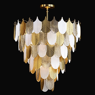 Elegant Laima Chandelier 80cm 3D model image 1 