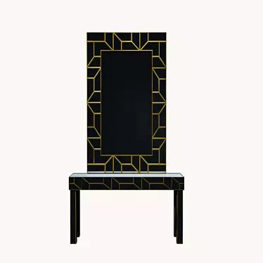 Modern Reflection Console Set 3D model image 1 