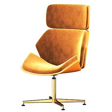 Elegant Aura Cross Soro Chair 3D model image 1 