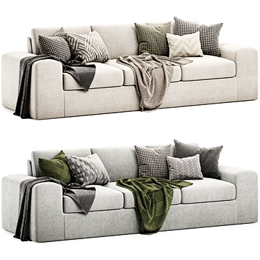 Lazy Luxe Lounge Sofa 3D model image 1 