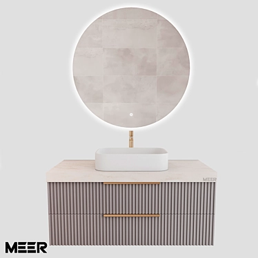 MEER PRIMA Premium Bathroom Furniture 3D model image 1 