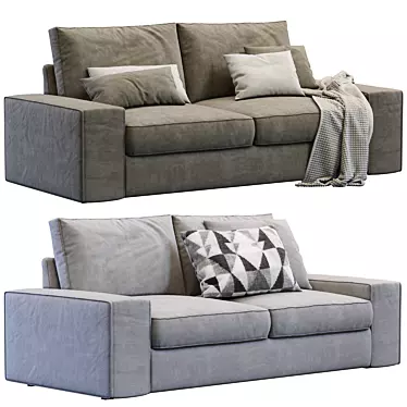 Modern Kivik Sofa: Elegant and Stylish 3D model image 1 