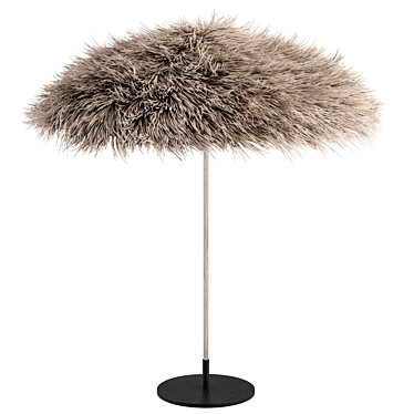 Tropical Paradise Thatch Umbrella 3D model image 1 