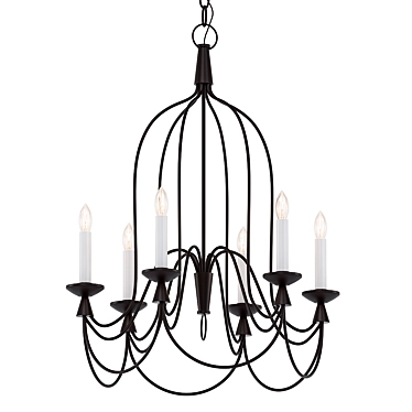 Affordable Chic Lighting: Chandeliers & Pendant Lights 3D model image 1 