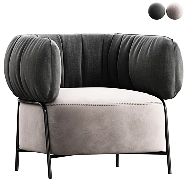 Sleek Calligaris QUADROTTA Sofa 3D model image 1 