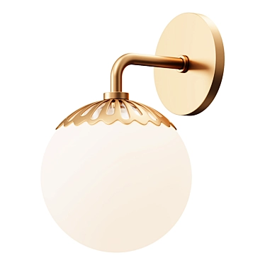 Dewdrop Globe Sconce Wall Light 3D model image 1 