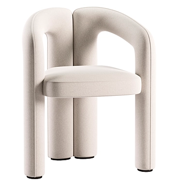 Contemporary Dudet Chair - Stylish and Versatile 3D model image 1 