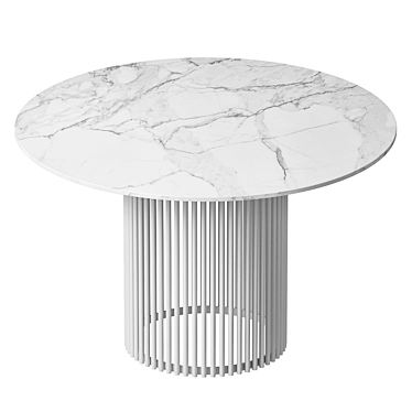 Elegant Round Aplos Alavar Table 3D model image 1 