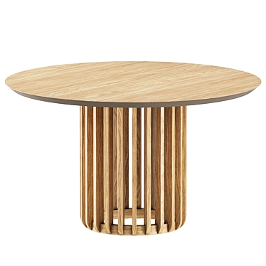 Roob Look Round Dining Table 1300x1300x750 3D model image 1 