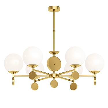 Elegant Chandelier Marsela:
Illuminate Your Space 3D model image 1 