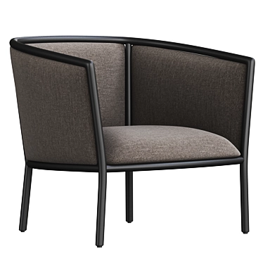 Modern Margou Armchair: Elegant Design, Premium Comfort 3D model image 1 