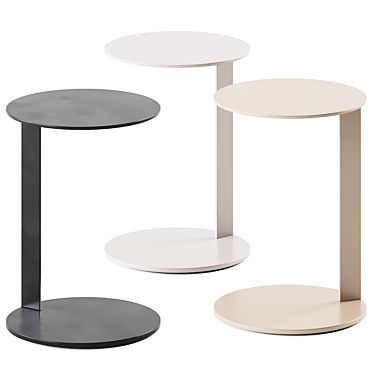 Minimalist Modern Side Table 3D model image 1 