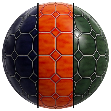 Ceramic Glass Pool Mosaic Tiles 3D model image 1 