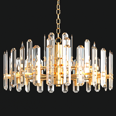 Elegant Bonnington 91 Chandelier 3D model image 1 