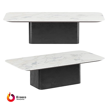 Kronco Kulagio: Stylish Porcelain Coffee Table 3D model image 1 