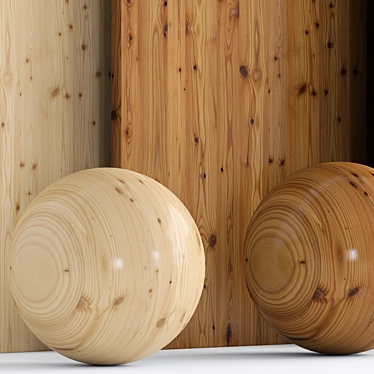 16 Wood with Triple Material 3D model image 1 