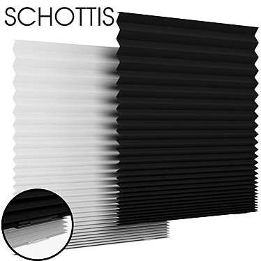 SCHOTTIS block-out pleated blind