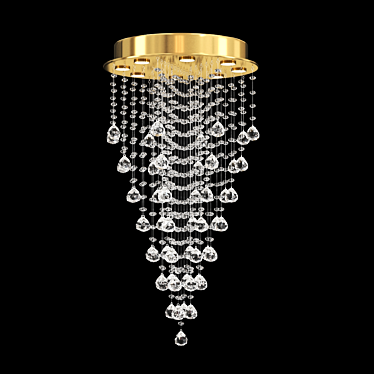 Girolamo Crystal Ceiling Lamp 3D model image 1 