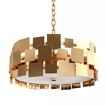 Elegant Pattern Lamp Pendant 3D model image 1 
