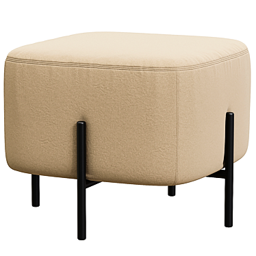 Gato Pouf: Stylish and Versatile 3D model image 1 