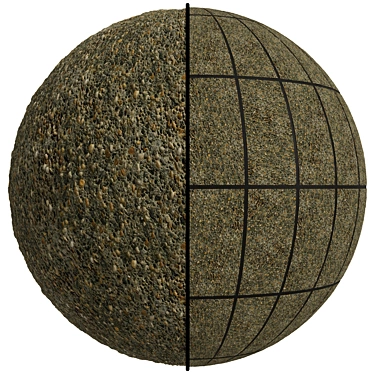 FB188 Stone Covering | Exposed Aggregate Texture 3D model image 1 