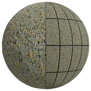 Natural Stone Covering | Exposed Aggregate Texture 3D model image 1 