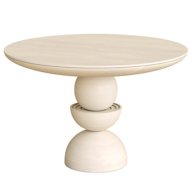 Modern Sonali Dining Table 3D model image 1 