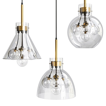 Elegant Vappe Design Lamps 3D model image 1 