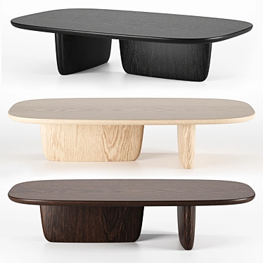 Sleek Serenity: TOBI-ISHI Coffee Table 3D model image 1 