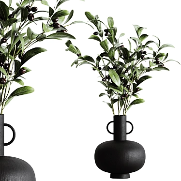 Green Bouquet 05: 3D Floral Arrangement 3D model image 1 