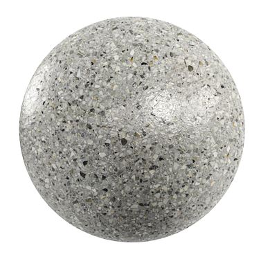 PBR Terrazzo Marble 3D Texture 3D model image 1 