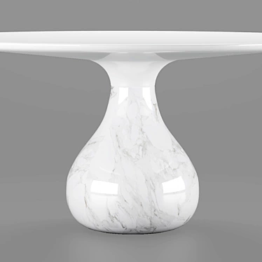 Elegant Aqua Table: Roche Bobois 3D model image 1 