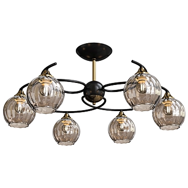 Modern Ceiling Chandelier Sirius S3064 3D model image 1 