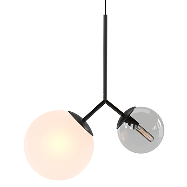 Twice Ceiling Pendant Lamp 3D model image 1 