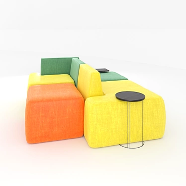 IL LOFT MOR249 Sofa: Luxurious and Stylish 3D model image 1 