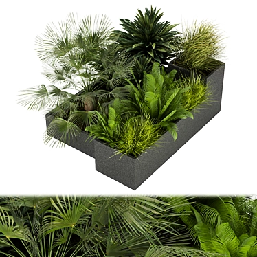 Premium Outdoor Leaf Collection 3D model image 1 